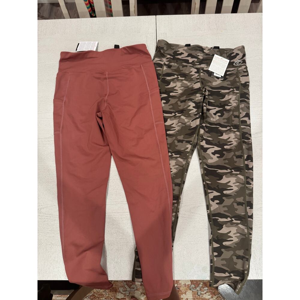 Women’s High-Rise Rust Leggings - Performance Stretch